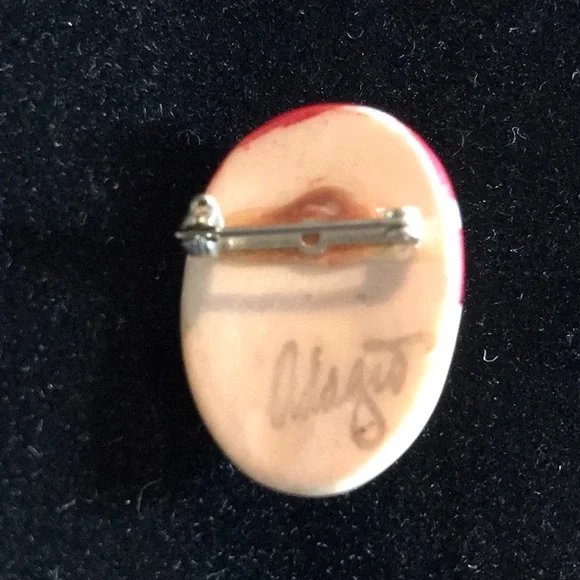 Signed Adagio Face Pin. - Picture 2 of 5
